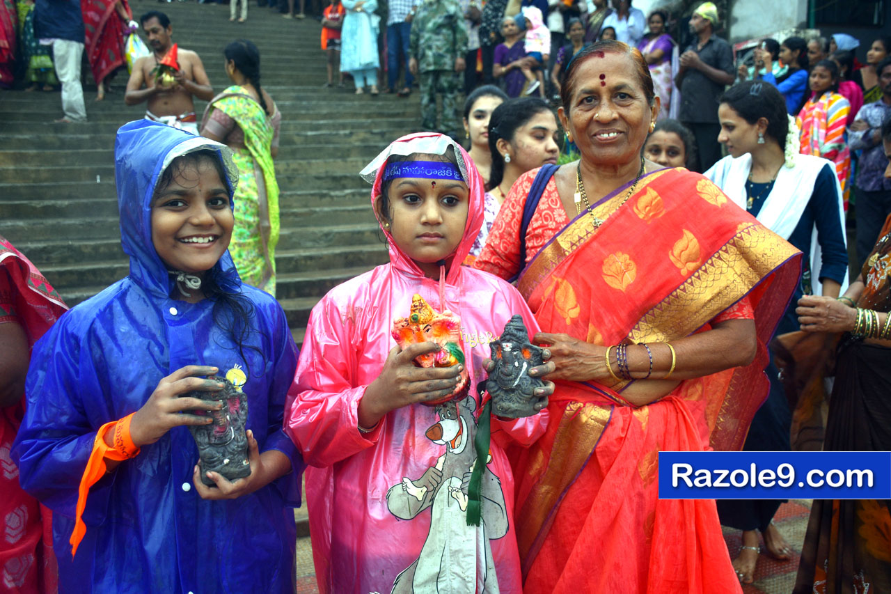 Razole Taluka Ganesh Nimajjanam